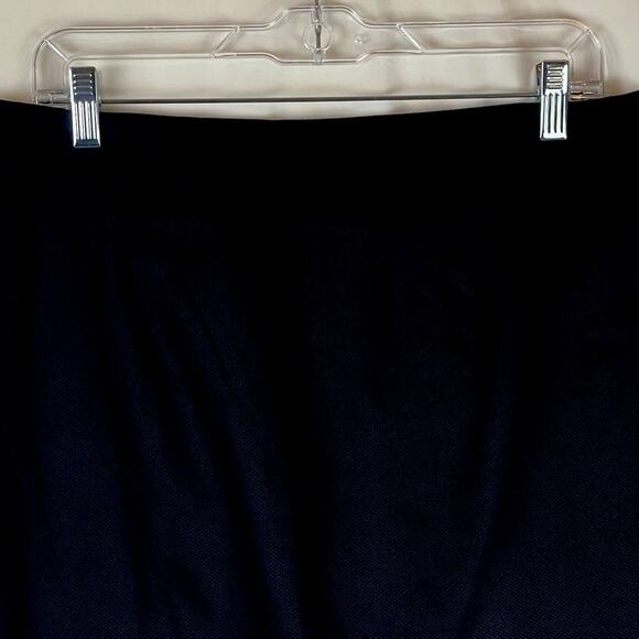 LOFT Textured Black Front Pockets Academia Prep Skirt NWOT Size 10 - Picture 5 of 11